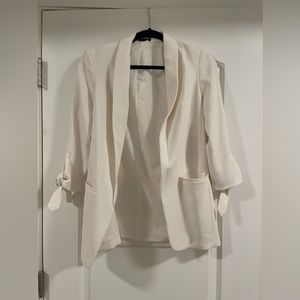 White blazer